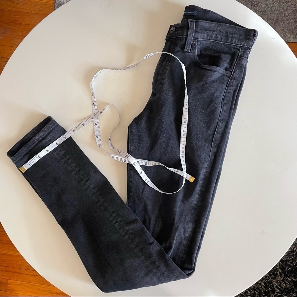 Levi’s Made & Crafted 501 Slim Jeans Size 29x34 Black Rinse Big E Blue Tab - Picture 4 of 13